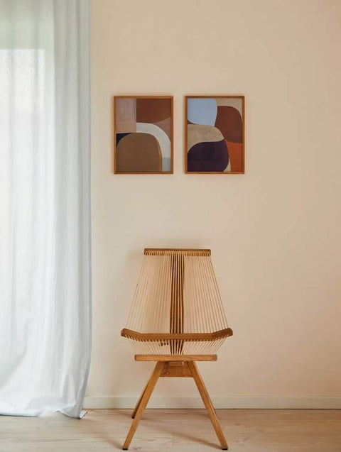 Paper Collective Painted Shapes Berit Mogensen-Lopez