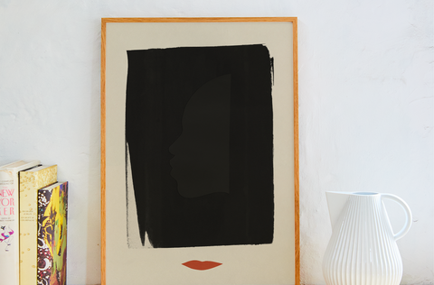 Paper Collective Red Lips Cecilia Carlstedt