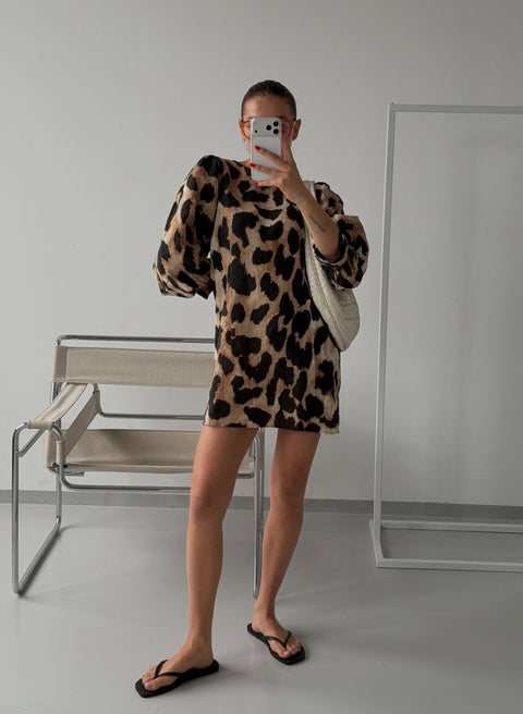 SOHO STUDIOS BELLA LEO LINEN DRESS