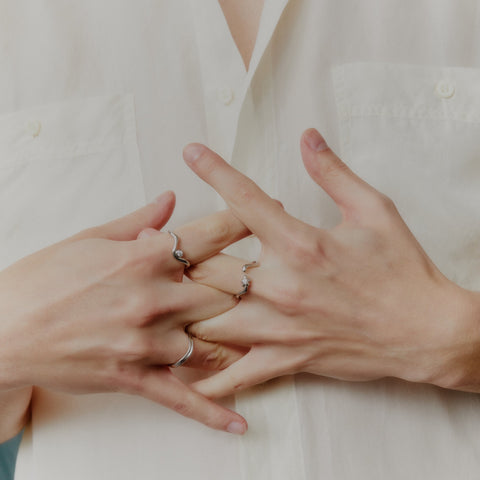Maria Black Soma Ring Nora Ring Linnea Ring silber