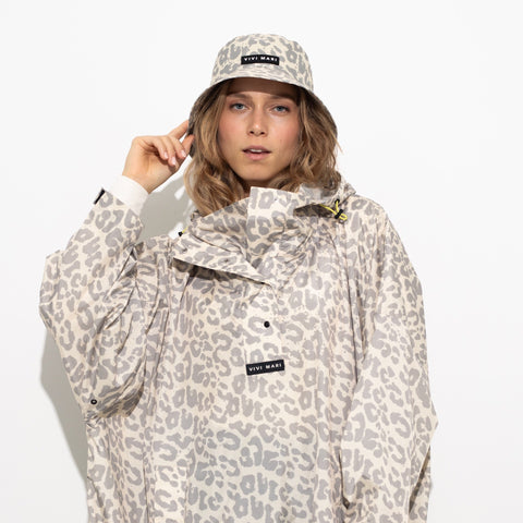 VIVI MARI Bucket Hat Leo Splashes grey/sand