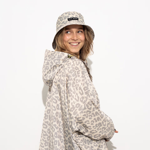 VIVI MARI Bucket Hat Leo Splashes grey/sand