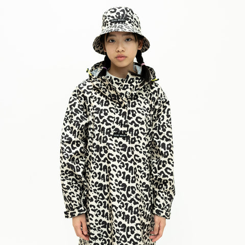 VIVI MARI_Kids Raincoat leo splashes black/sand