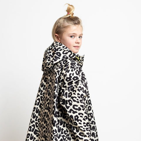 VIVI MARI_Kids Raincoat leo splashes black/sand