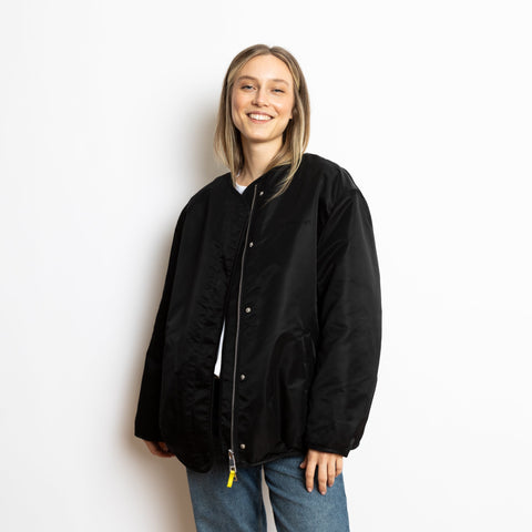 VIVI MARI Reversible Bomber Jacket - black/leo black-sand