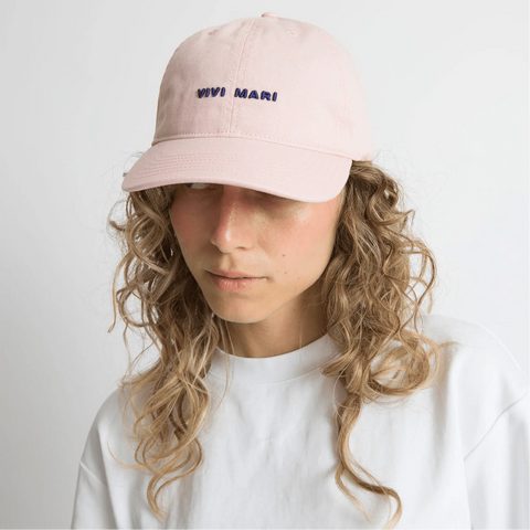 VIVI MARI Cap solid powder/blue