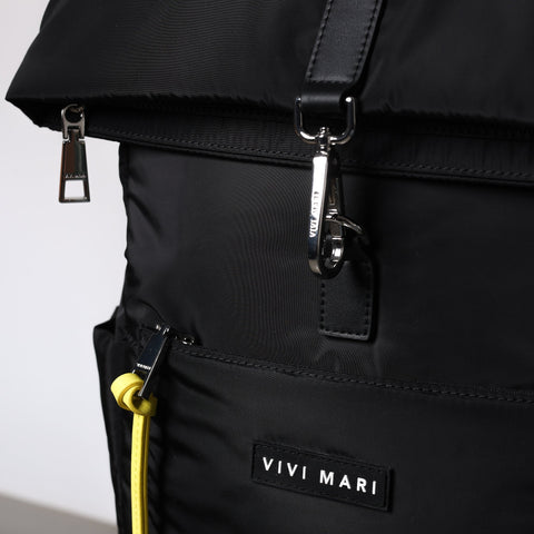 VIVI MARI Padded Backpack Medium - black