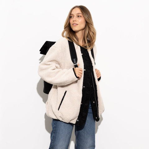 VIVI MARI Padded Backpack Medium - black