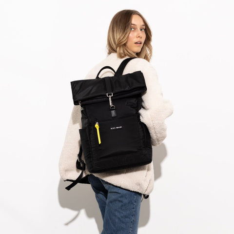 VIVI MARI Padded Backpack Medium - black