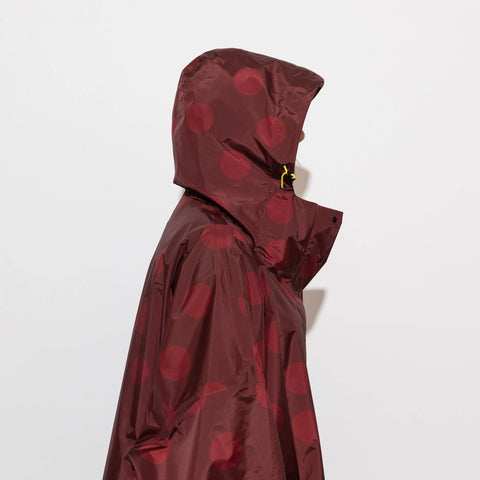 VIVI MARI Raincoat dots wine red/red