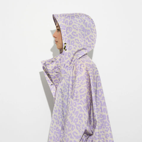 VIVI MARI Raincoat Leo splashes lavender/grey