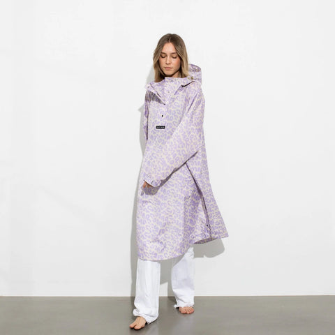 VIVI MARI Raincoat Leo splashes lavender/grey