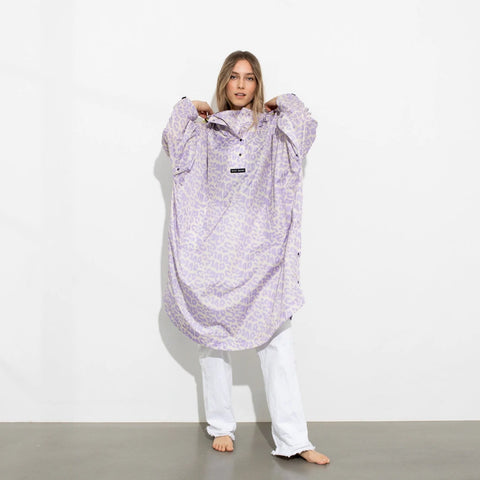 VIVI MARI Raincoat Leo splashes lavender/grey