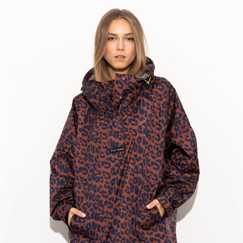 VIVI MARI Raincoat Leo splashes navy/rust
