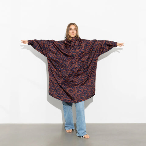 VIVI MARI Raincoat Leo splashes navy/rust