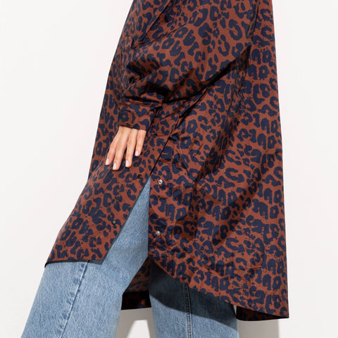 VIVI MARI Raincoat Leo splashes navy/rust