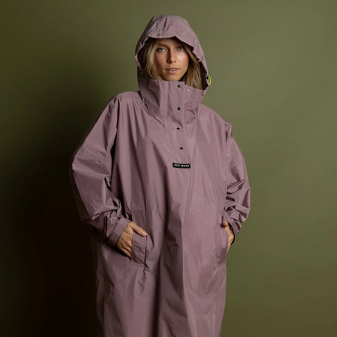 VIVI MARI Raincoat Solid ash plum