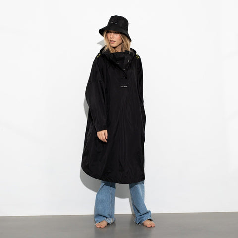 VIVI MARI Raincoat solid black