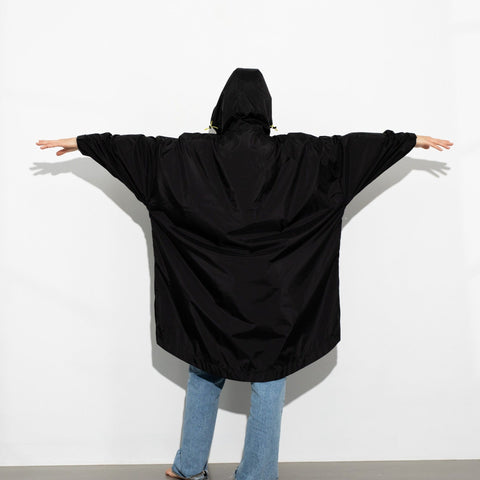VIVI MARI Raincoat solid black