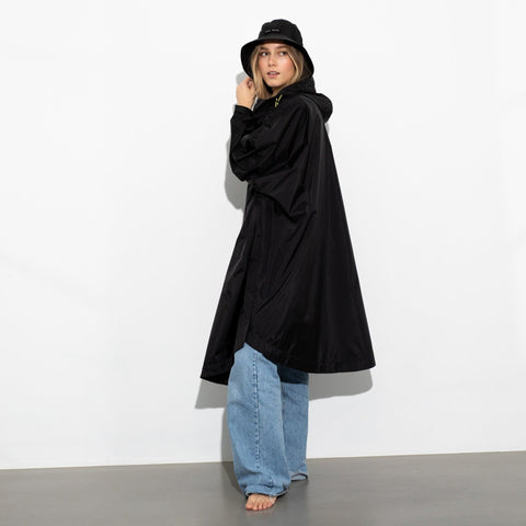 VIVI MARI Raincoat solid black