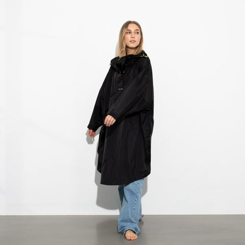 VIVI MARI Raincoat solid black