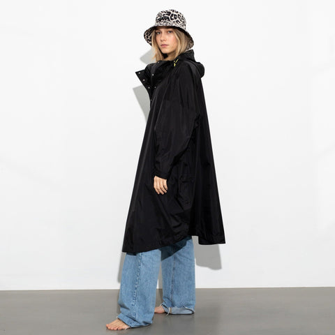 VIVI MARI Raincoat solid black