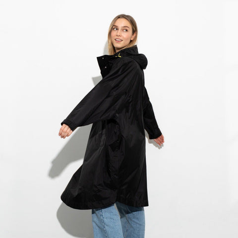 VIVI MARI Raincoat solid black