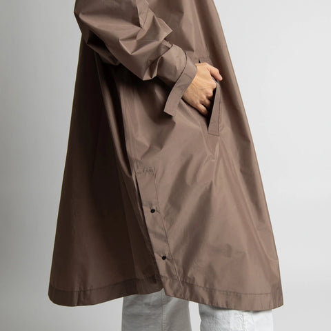 VIVI MARI Raincoat Solid dark mushroom