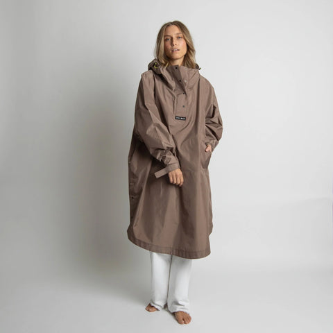 VIVI MARI Raincoat Solid dark mushroom