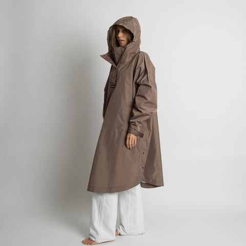 VIVI MARI Raincoat Solid dark mushroom