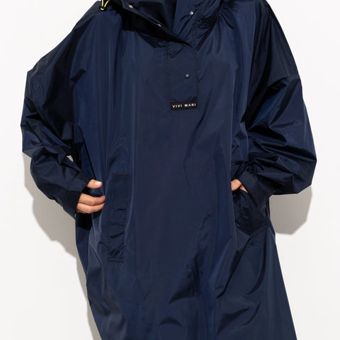 VIVI MARI Raincoat Solid navy