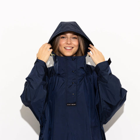 VIVI MARI Raincoat Solid navy