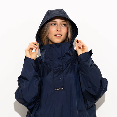 VIVI MARI Raincoat Solid navy