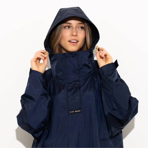 VIVI MARI Raincoat Solid navy