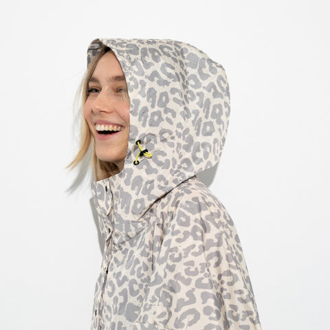 VIVI MARI Raincoat Leo Splashes Grey/Sand