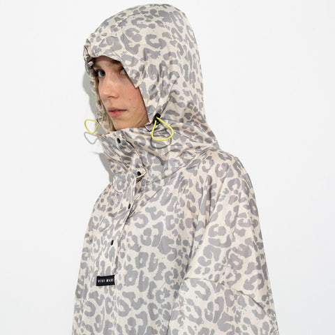 VIVI MARI Raincoat Leo Splashes Grey/Sand