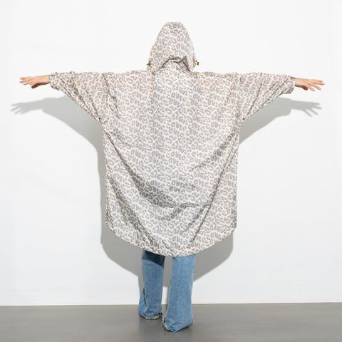 VIVI MARI Raincoat Leo Splashes Grey/Sand