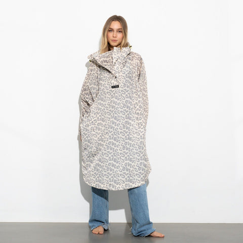 VIVI MARI Raincoat Leo Splashes Grey/Sand