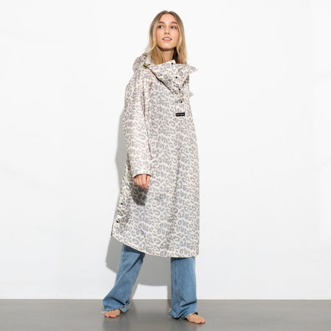 VIVI MARI Raincoat Leo Splashes Grey/Sand