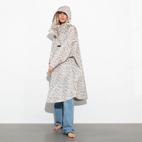 VIVI MARI Raincoat Leo Splashes Grey/Sand