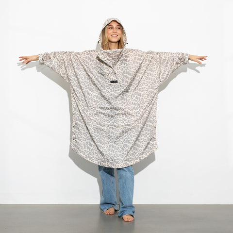 VIVI MARI Raincoat Leo Splashes Grey/Sand
