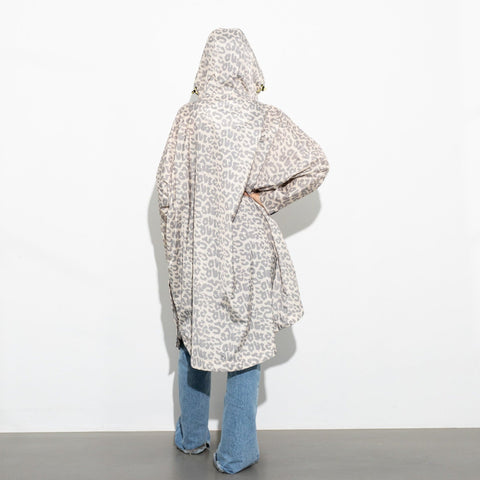 VIVI MARI Raincoat Leo Splashes Grey/Sand