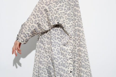 VIVI MARI Raincoat Leo Splashes Grey/Sand