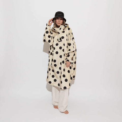 VIVI MARI Raincoat dots black/sand