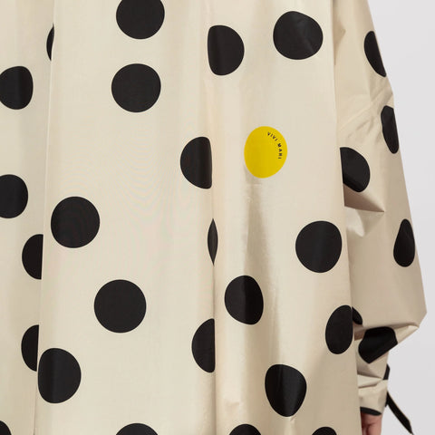 VIVI MARI Raincoat dots black/sand