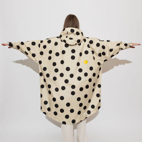 VIVI MARI Raincoat dots black/sand