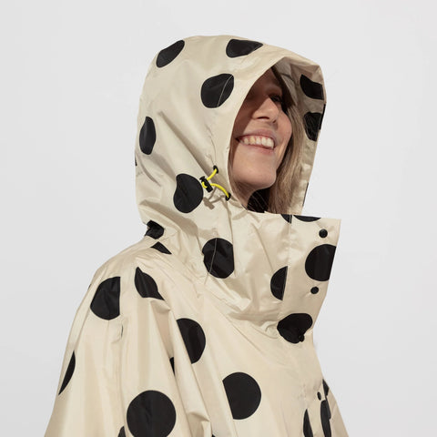 VIVI MARI Raincoat dots black/sand
