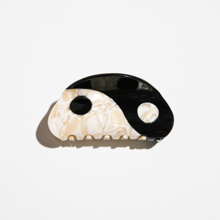 Haarspange Yin Yang medium