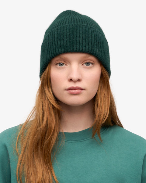 COLORFUL STANDARD Merino Wool Hat emerald green