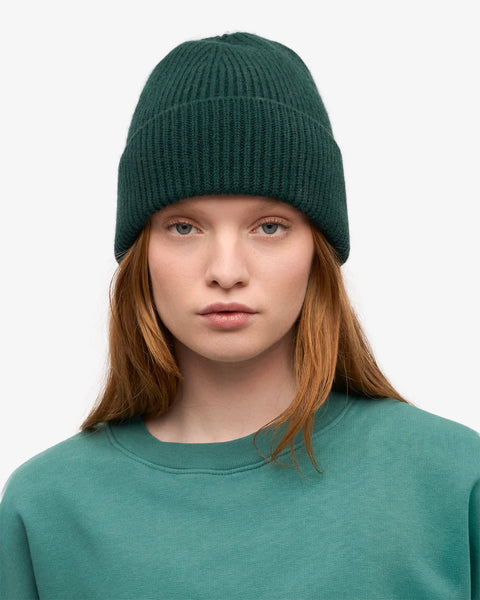 COLORFUL STANDARD Merino Wool Hat emerald green